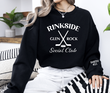 Crewneck Rinkside sweatshirt (optional personalization)